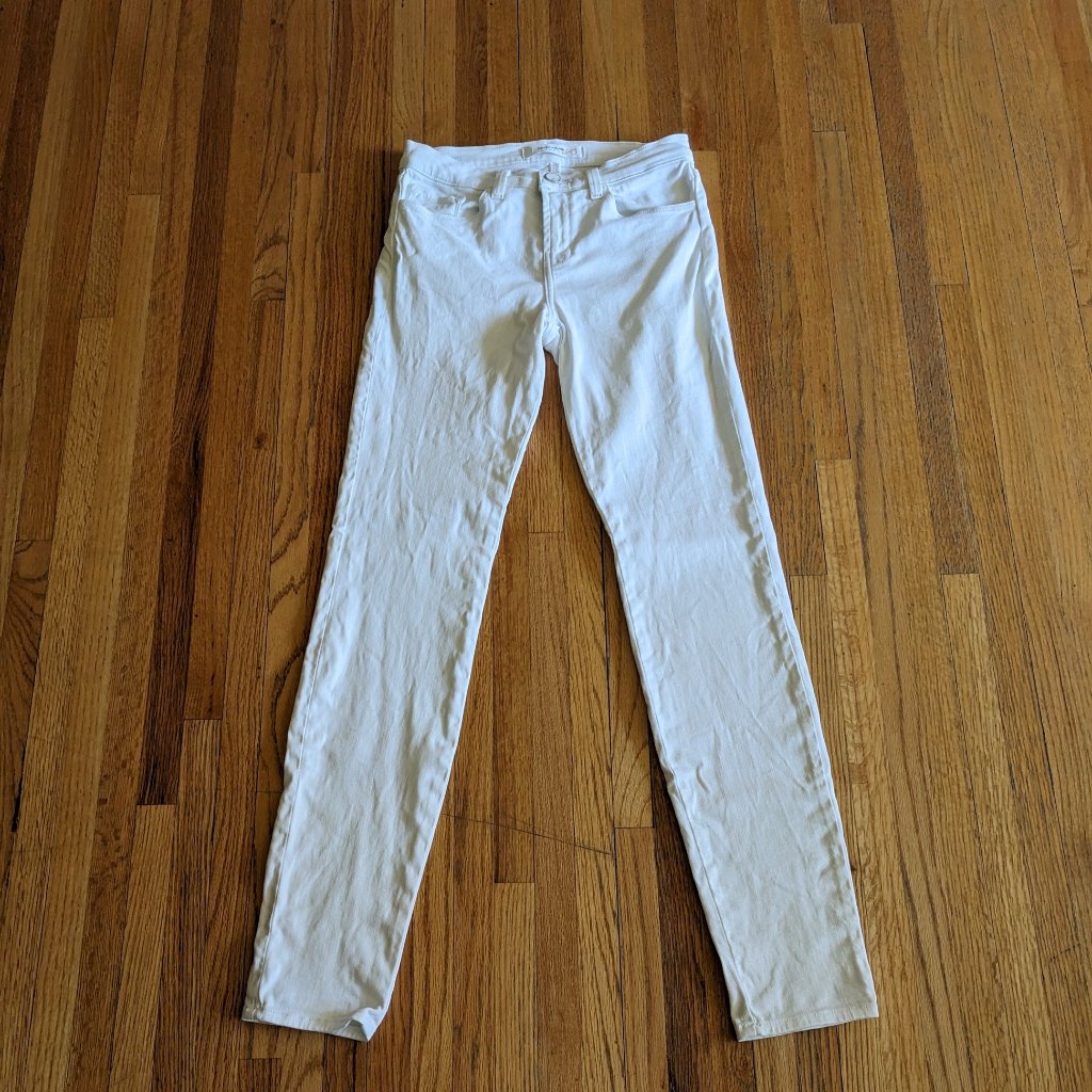 J Brand Skinny White Jeans
